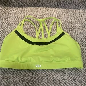 VS Sport Lime Green Sports Bra M